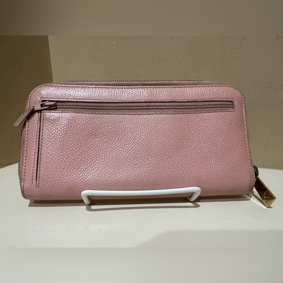 CHANEL Caviar Pink Long Zip Wallet - Picture 3 of 14